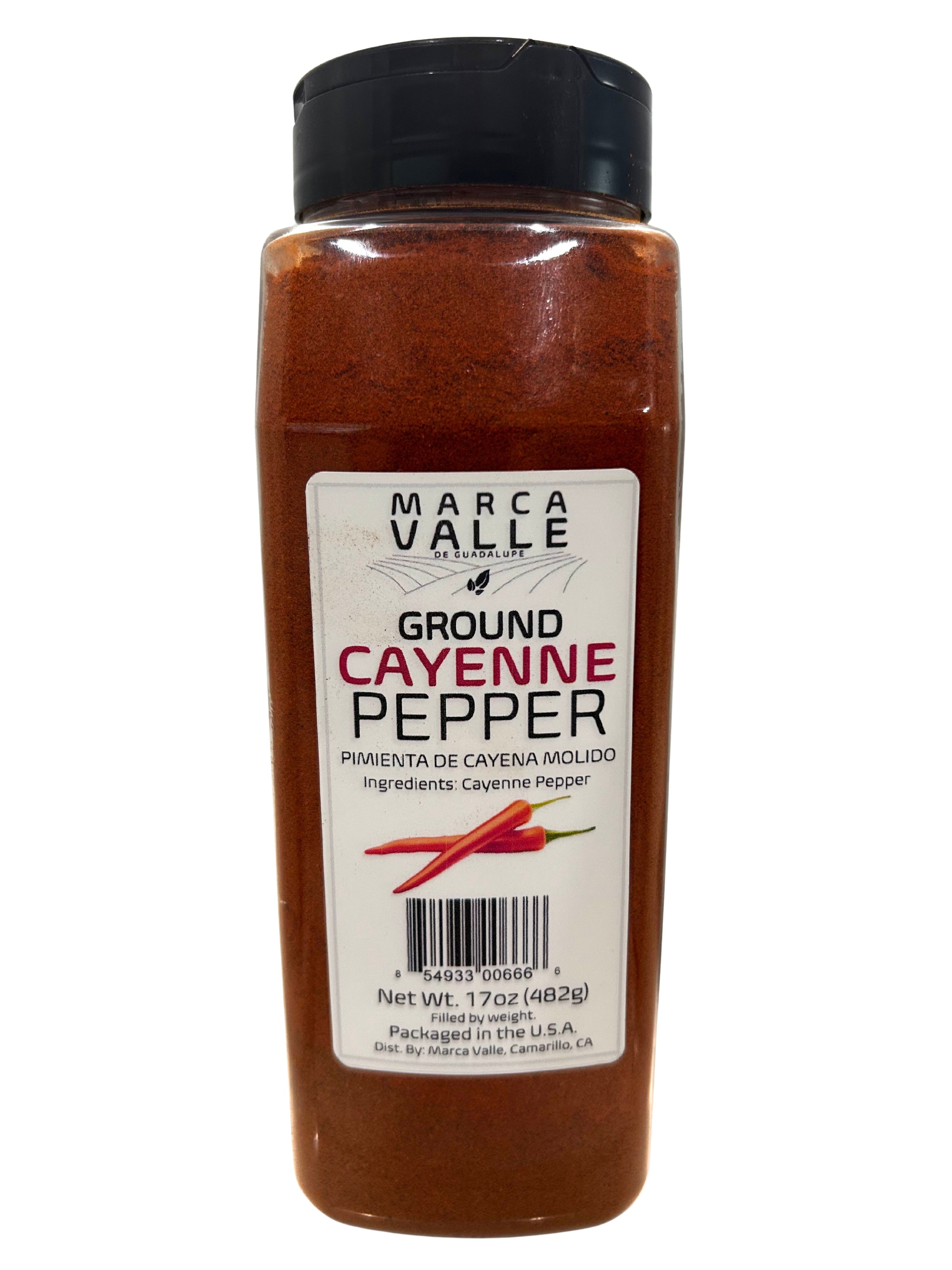 Marca Valle Cayenne Ground 17oz Jar