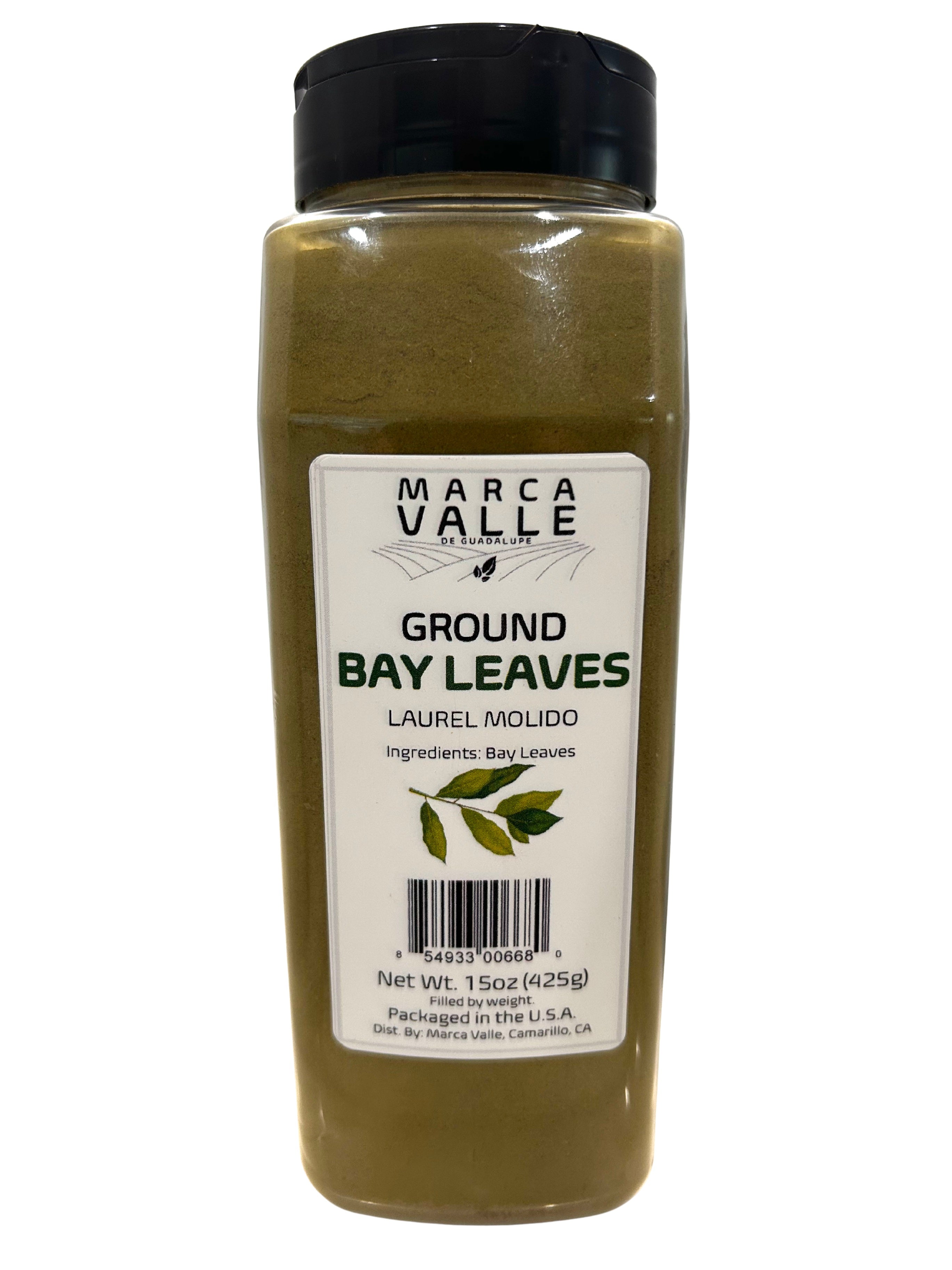 Marca Valle Bay Leaves Ground 15oz Jar