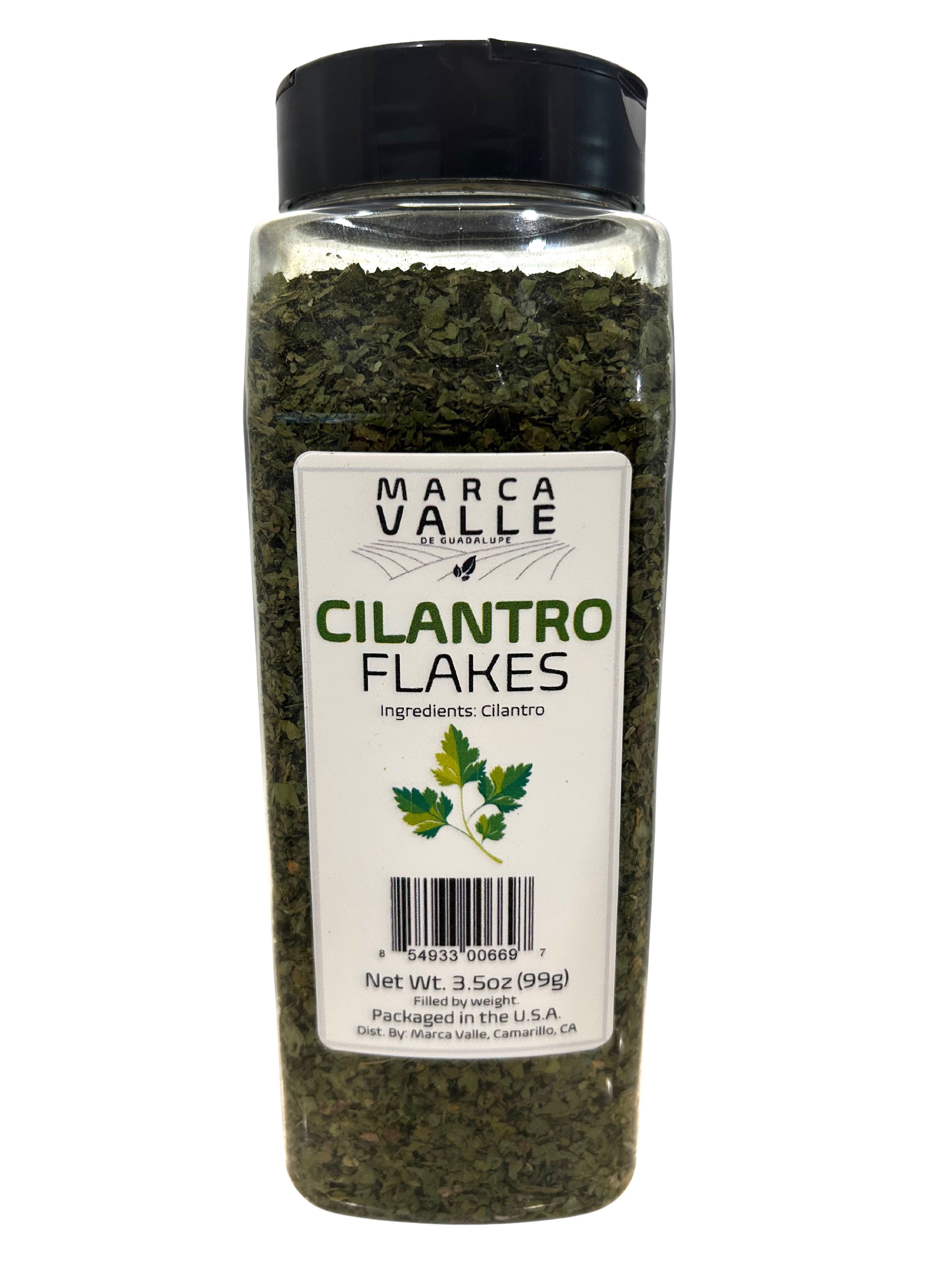 Marca Valle Cilantro Flakes 3.5oz Jar