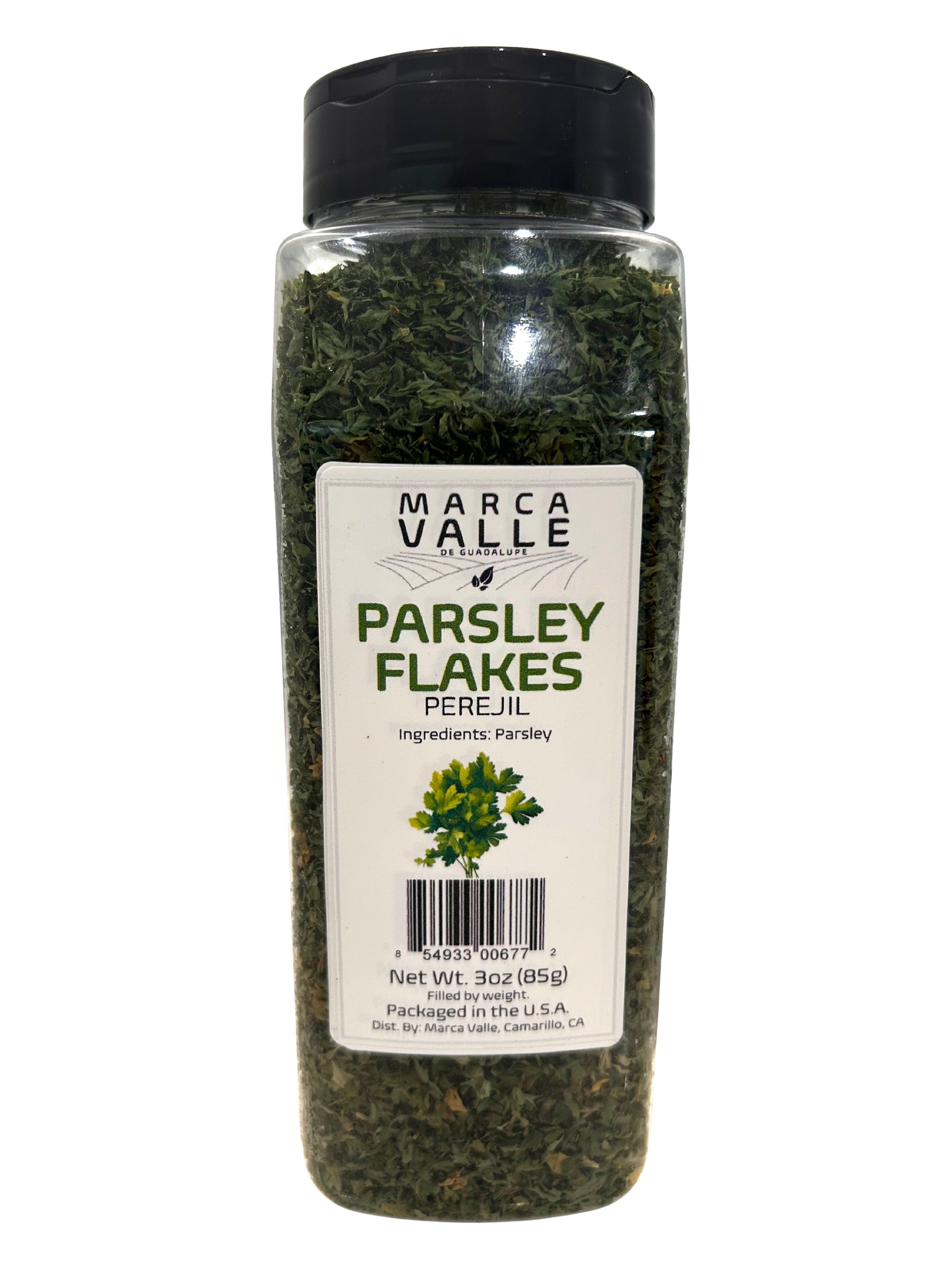 Marca Valle Parsley Flakes 3oz Jar