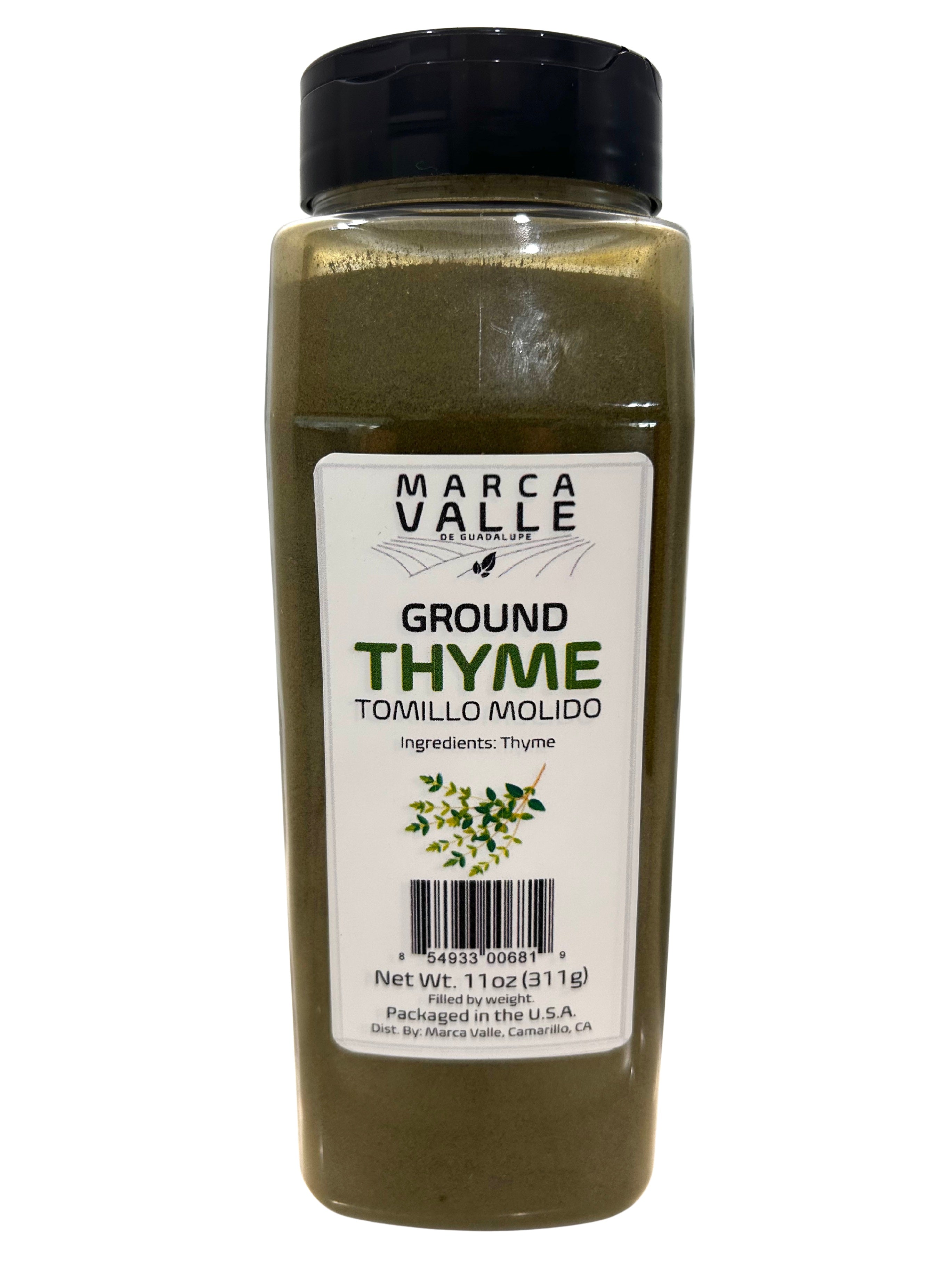 Marca Valle Thyme Ground 11oz Jar