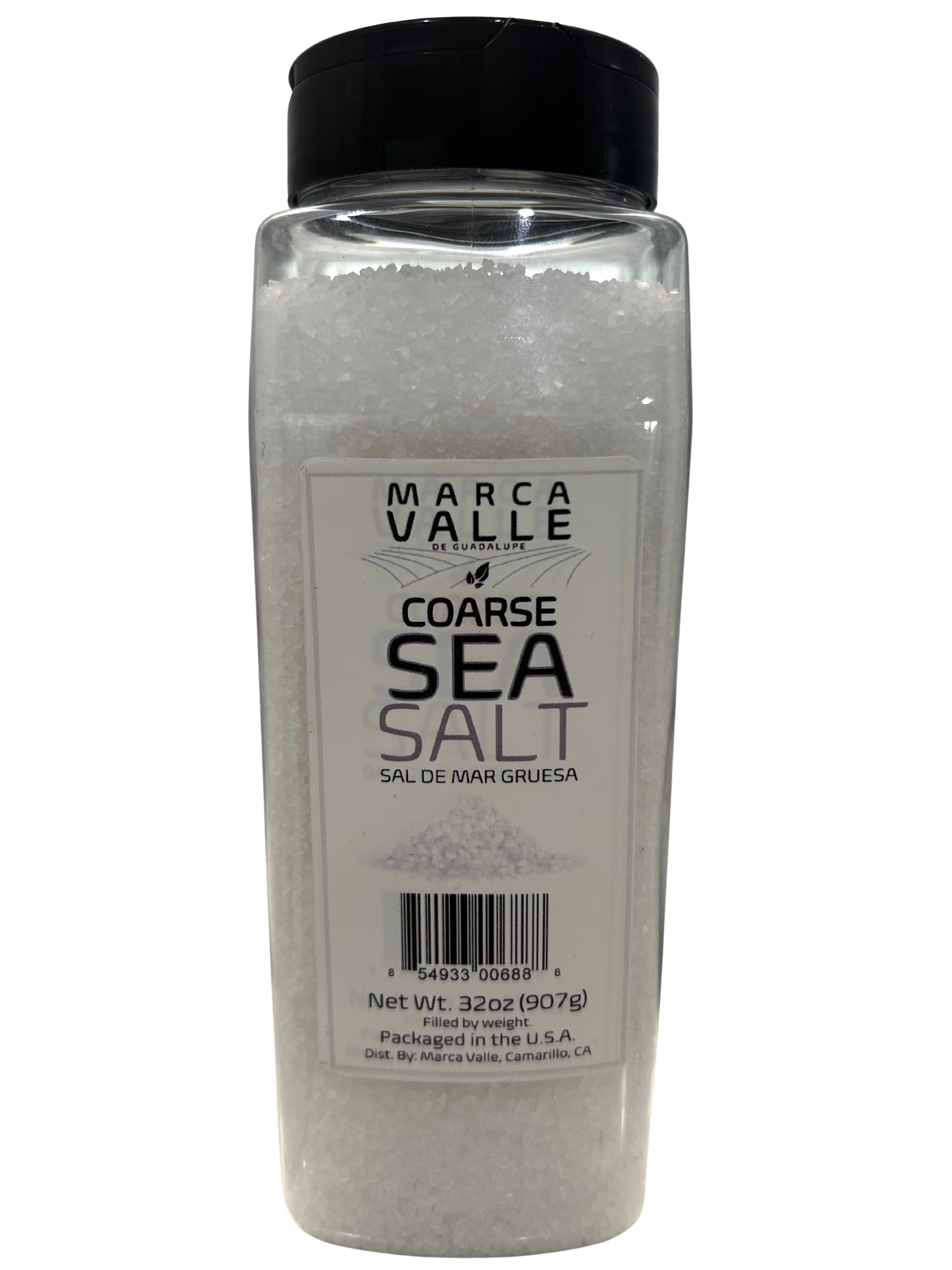 Marca Valle Coarse Sea Salt 32oz Jar